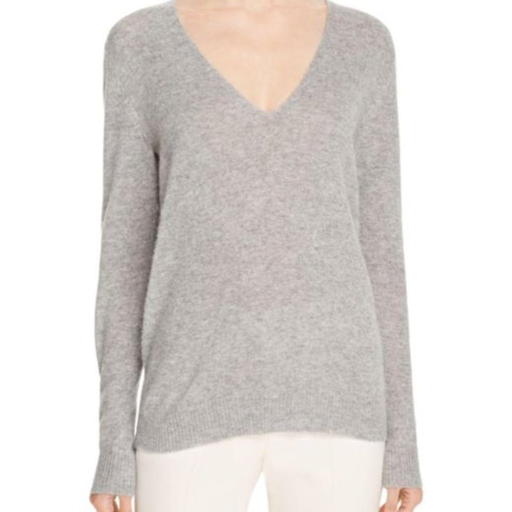 Theory Adrianna Feather 100% Cashmere Sweater SZ M